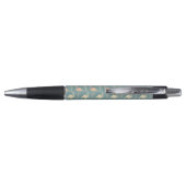 Gepersonaliseerde Art Deco geïnspireerde Flamingo Pen (Achterkant)