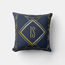Gepersonaliseerde Art Deco-kussen / Pillow Kussen