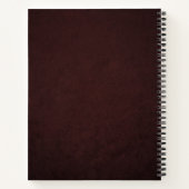 Gepersonaliseerde Art Deco Notitieboek (Achterkant)