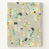 Gepersonaliseerde artiest schetsboek notitieboek (Achterkant)