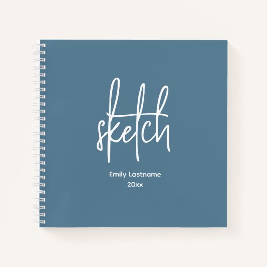 Gepersonaliseerde artiest SketchBook Notitieboek (Voorkant)