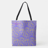 Gepersonaliseerde Artisanale bloesem in paarse Tote Bag (Voorkant)