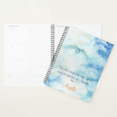 Gepersonaliseerde artistieke Owl Rumi Planner (Display)