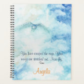 Gepersonaliseerde artistieke Owl Rumi Planner (Voorkant)