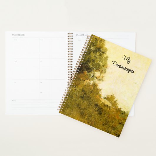 Gepersonaliseerde artistieke schilderkunst planner (Display)