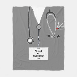 Gepersonaliseerde arts fleece deken