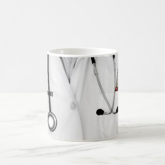 Gepersonaliseerde arts koffiemok (Center)