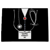 Gepersonaliseerde Arts Medische School Groot Cadeauzakje (Voorkant)