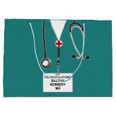 Gepersonaliseerde Arts Medische School Groot Cadeauzakje (Achterkant)