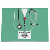 Gepersonaliseerde Arts Medische School Groot Cadeauzakje (Voorkant)