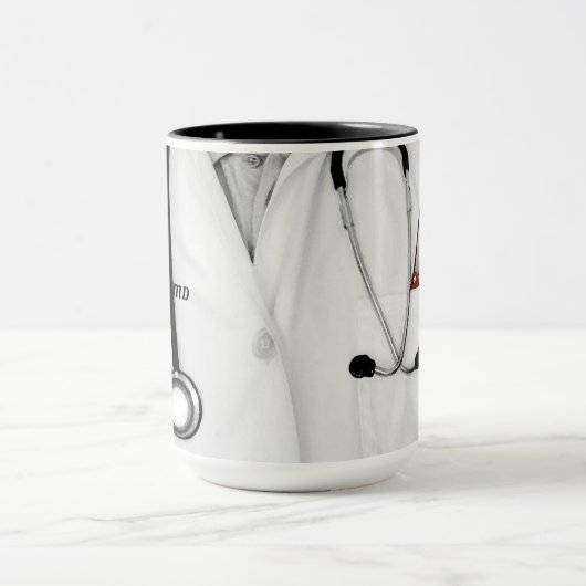 Gepersonaliseerde arts mok (Midden)