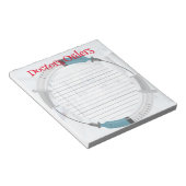 Gepersonaliseerde Artsen Orders Notitieblok (Schuin)