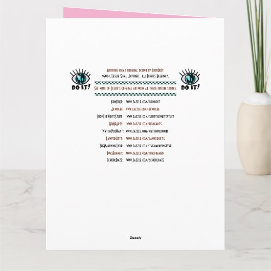 Gepersonaliseerde ASL I Love You Kaart (Achterkant)