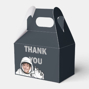 Gepersonaliseerde Astronaut Foto Verjaardag Bedankdoosjes