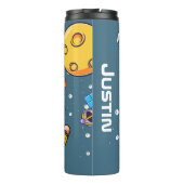 Gepersonaliseerde Astronaut Space School benodigdh Thermosbeker (Achterkant)