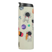 Gepersonaliseerde astronauten en planeten terug na thermosbeker (Geroteerd rechts)