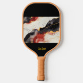 gepersonaliseerde augurkkogelpeddel pickleball paddle (Achterkant)
