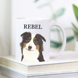 Gepersonaliseerde Aussie Australian Shepherd Koffiemok