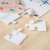 Gepersonaliseerde Australië Kaart Jigsaw Puzzel vo (Zijkant)