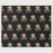 Gepersonaliseerde Australische Herder Vrolijk Kers Cadeaupapier (Vlak)