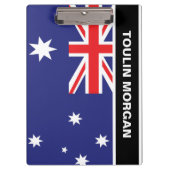 Gepersonaliseerde Australische vlag Klembord (Voorkant)