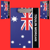 Gepersonaliseerde Australische vlag Klembord