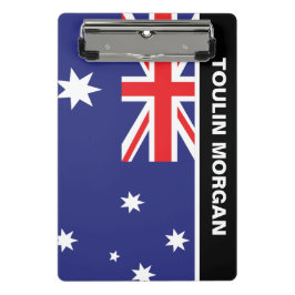 Gepersonaliseerde Australische vlag Mini Klembord
