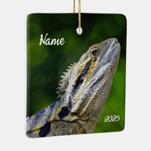 Gepersonaliseerde Australische waterdraak Keramisch Ornament (Rechts)