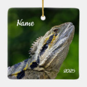 Gepersonaliseerde Australische waterdraak Keramisch Ornament (Achterkant)