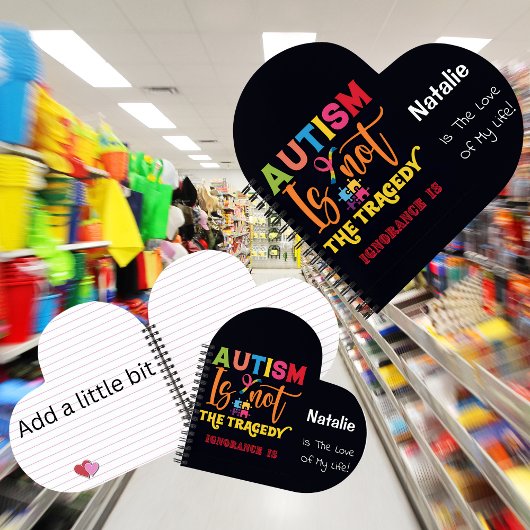 Gepersonaliseerde Autisme Acceptatie Maand Notitie Notitieboek