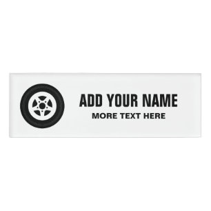 Gepersonaliseerde automobiel magnetische naambadge