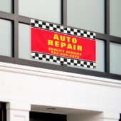 Gepersonaliseerde Autoreparatiewerkplaats Gecontro Spandoek (Buitenkant Gebouw)
