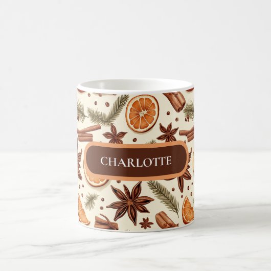 Gepersonaliseerde Autumn Spice Mok met naam (Center)