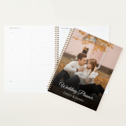 Gepersonaliseerde Autumn Wedding Organisator Plann Planner (Display)