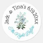 Gepersonaliseerde avond voor stickers (Voorkant)