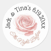 Gepersonaliseerde avond voor stickers (Voorkant)