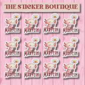 Gepersonaliseerde Axolotl Sticker Pack – Aangepast