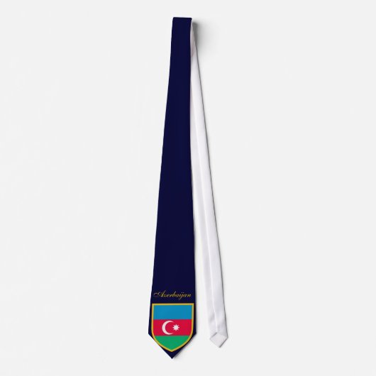 Gepersonaliseerde Azerbeidzjaanse vlag Stropdas (Voorkant)