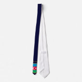 Gepersonaliseerde Azerbeidzjaanse vlag Stropdas (Achterkant)