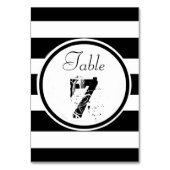 Gepersonaliseerde B&W bruiloft Kaart (Voorkant)