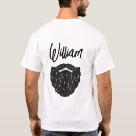 Gepersonaliseerde baardbaardpapa zelfstandig naamw t-shirt