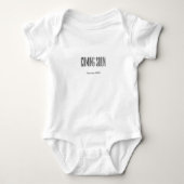 GEPERSONALISEERDE BABY AANKONDIGING Bodysuit (Voorkant)
