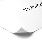 Gepersonaliseerde Baby Alfabet Letter - D - Poster (Hoek)