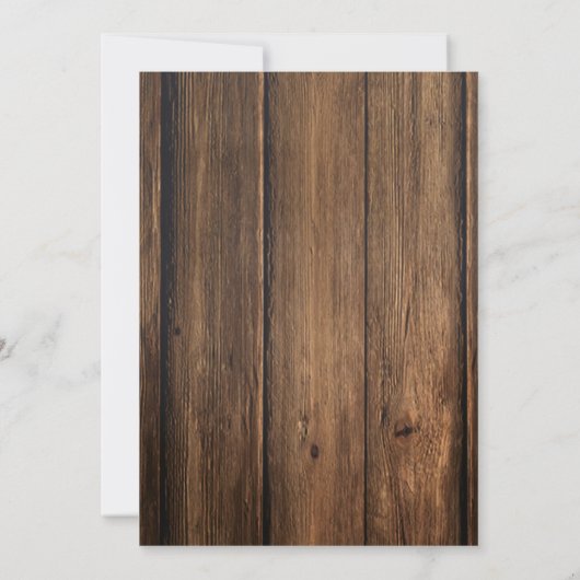 Gepersonaliseerde Baby Bash Shower Kaart (Achterkant)