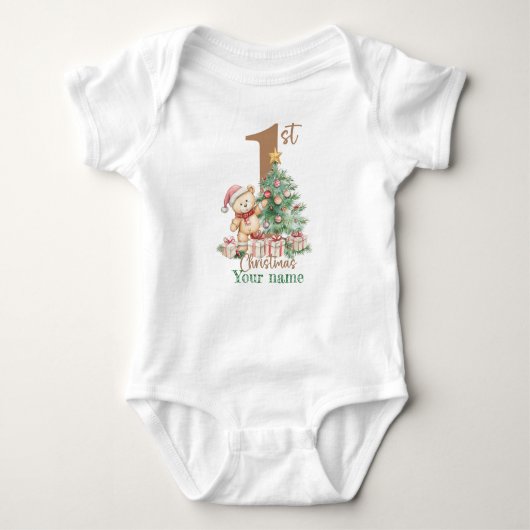 Gepersonaliseerde baby bodysuit (Voorkant)