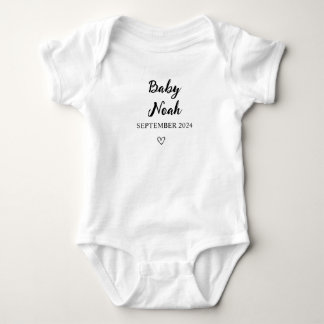 Gepersonaliseerde Baby Bodysuit met Aangepaste Naa