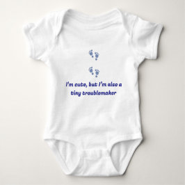 Gepersonaliseerde Baby bodysuit met hilarische quo