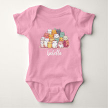 Gepersonaliseerde Baby Bodysuit met Schattigee Car
