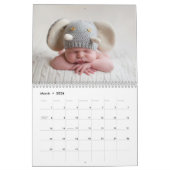 Gepersonaliseerde Baby Boy Foto Pasgeboren Afbeeld Kalender (Mar 2026)