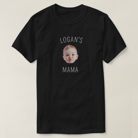 Gepersonaliseerde Baby cadeau voor mama nieuwe mam T-shirt (Design voorkant)